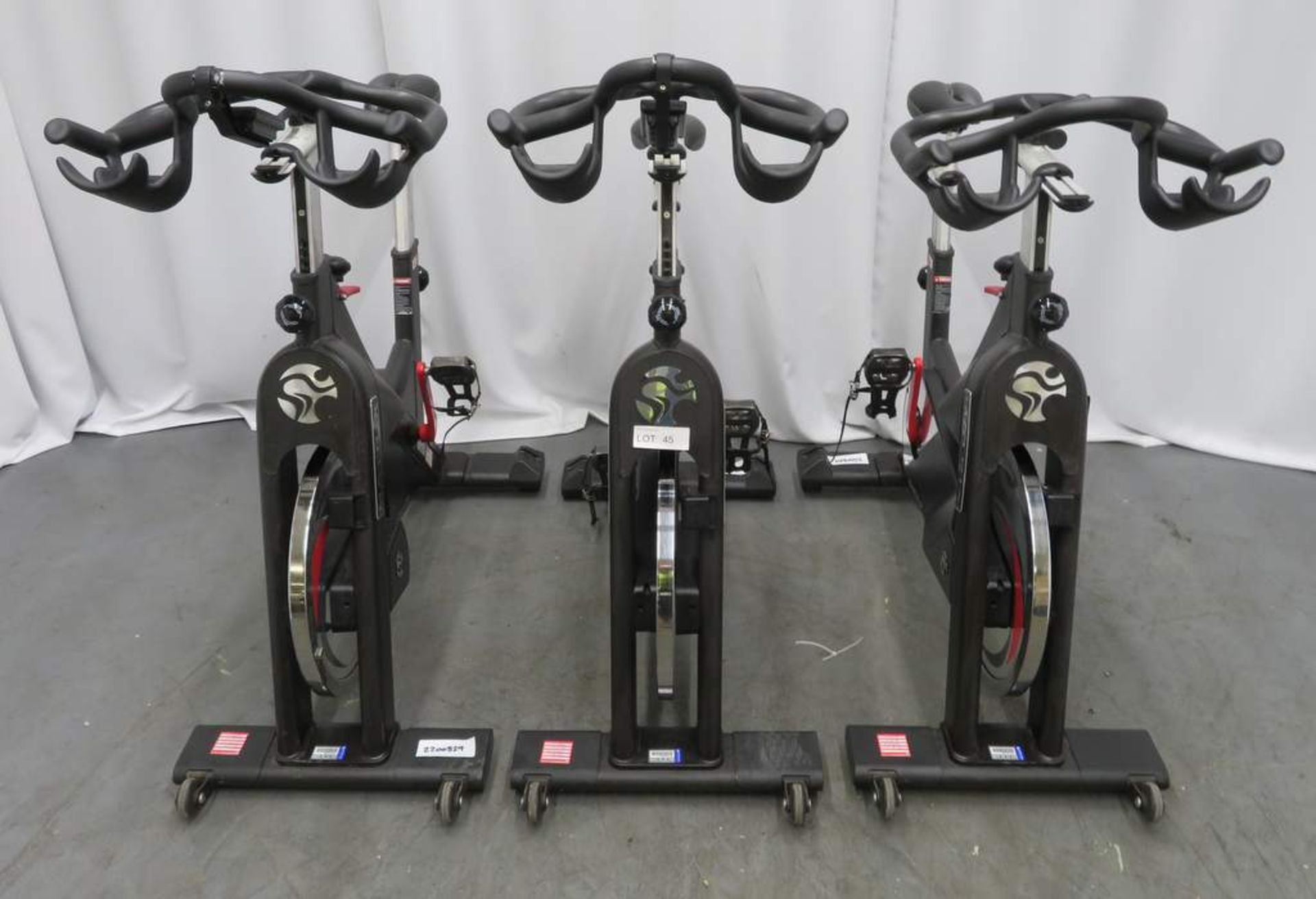 3x Matrix Model: IC3 Series Spin Bike, Complete With Digital Console. - Image 2 of 10