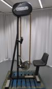 Grappler - Rope Pull Exercise Station, Self Powered Display Console.