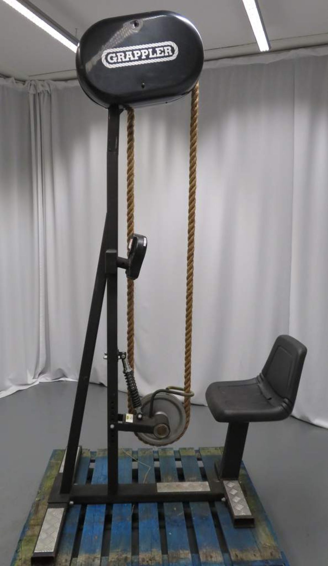 Grappler - Rope Pull Exercise Station, Self Powered Display Console.