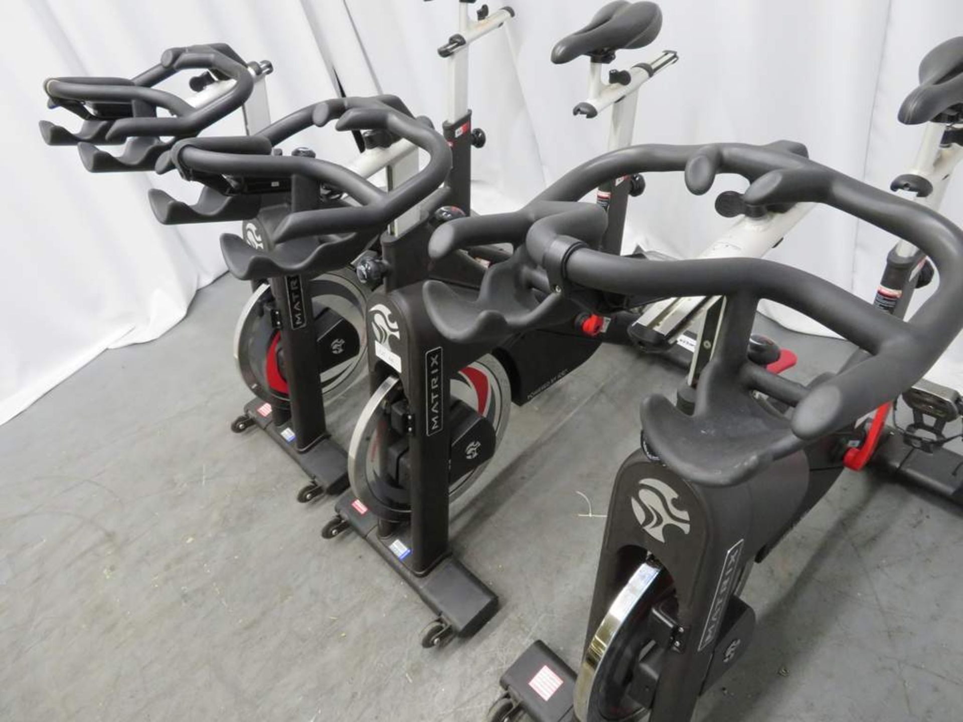 3x Matrix Model: IC3 Series Spin Bike, Complete With Digital Console. - Image 3 of 11