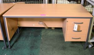 Office Desk L 1540 x W 750 x H 730mm.