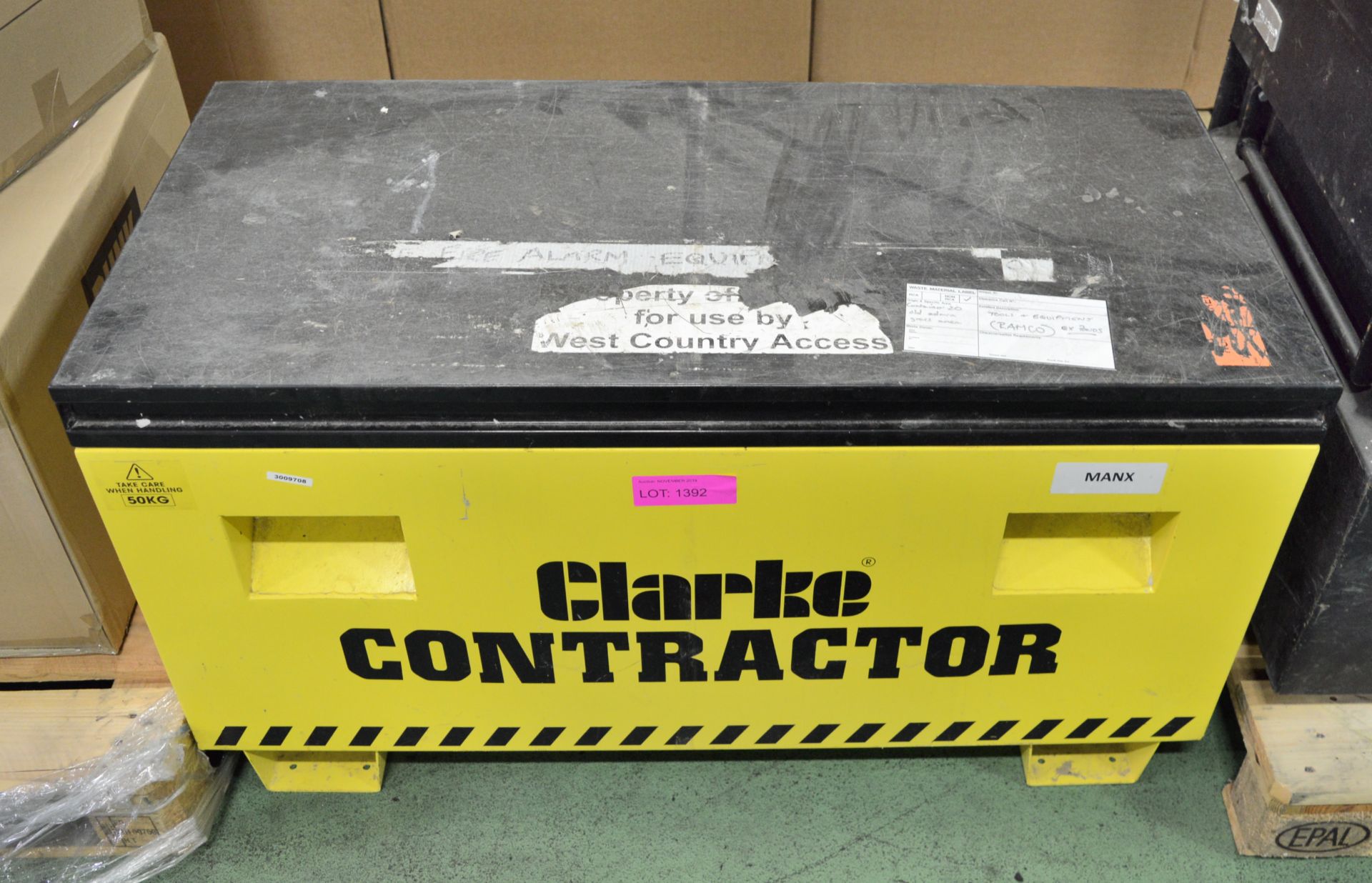 Clarke Contractor Steel Cabinet W 1060 x D 510 x H 570mm. - Image 2 of 2