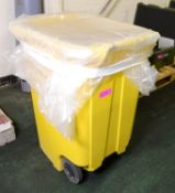 Spill Kit in Wheeled Bin.