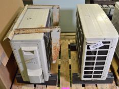 2x Daikin Inverter Air Conditioner Heat Pump Outdoor Units.