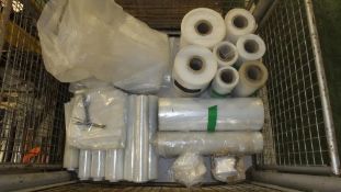 Various Sized Plastic Sleeves, Clear Plastic Bags