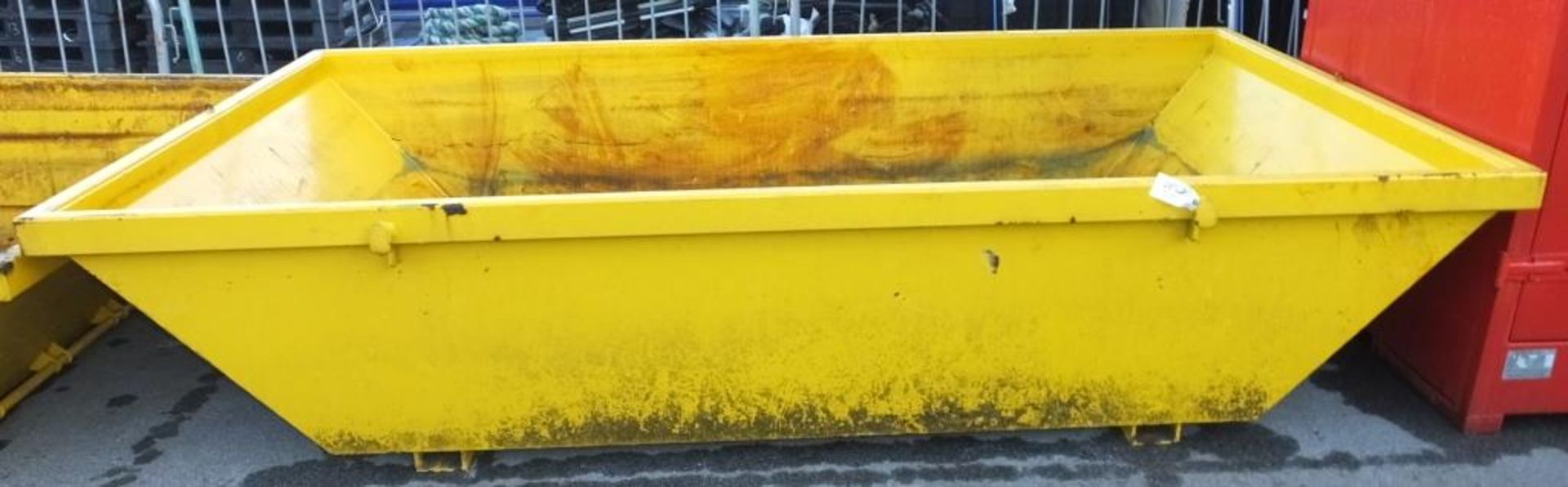 Half Height Heavy Duty Yellow Skip - £5+ Vat Loading Charge Applied to this Lot