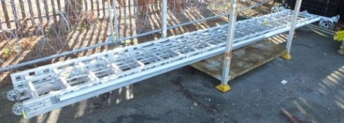 Fire Service Aluminium Ladder Triple 13.5mtr - COLLECTION ONLY