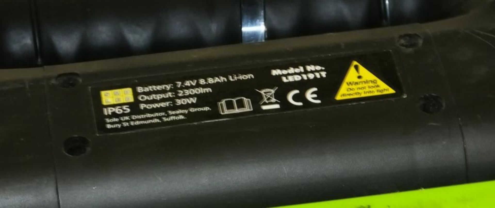 2x Sealey LED Rechargable light 30 watts - Image 2 of 2