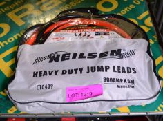 Neilsen Heavy Duty Jump Leads 800A 6m.