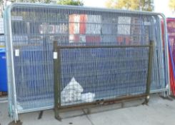 20x Heras Fencing Panels - L3460 x H2000mm, 25x x Heras Fencing Weight Blocks