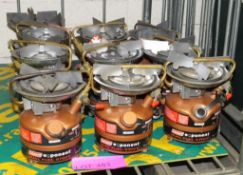 10x Coleman 442 Feather Stoves Duel Fuel