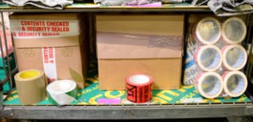 3x Boxes Packing Tape - Various Types.