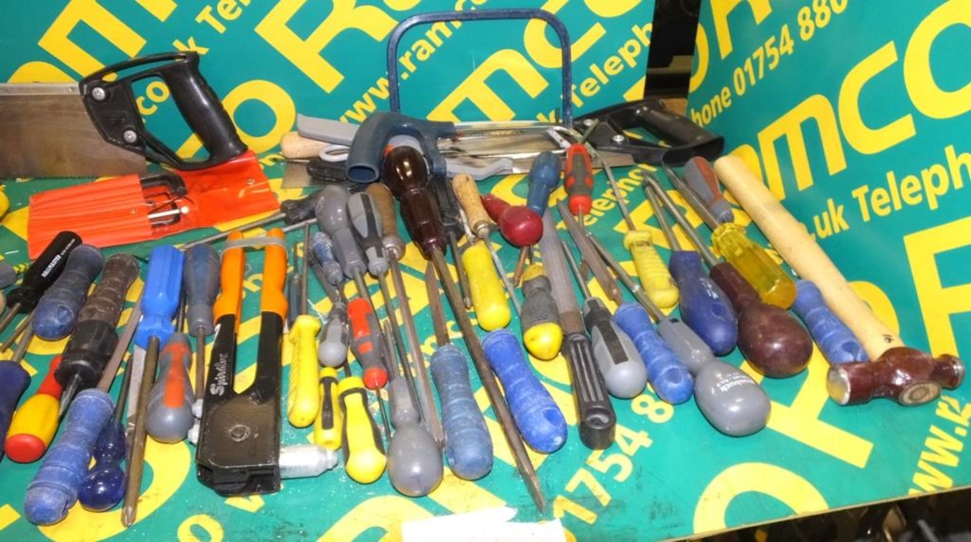 Various Tools - Screwdrivers, Hacksaw, Spanners - Image 3 of 3