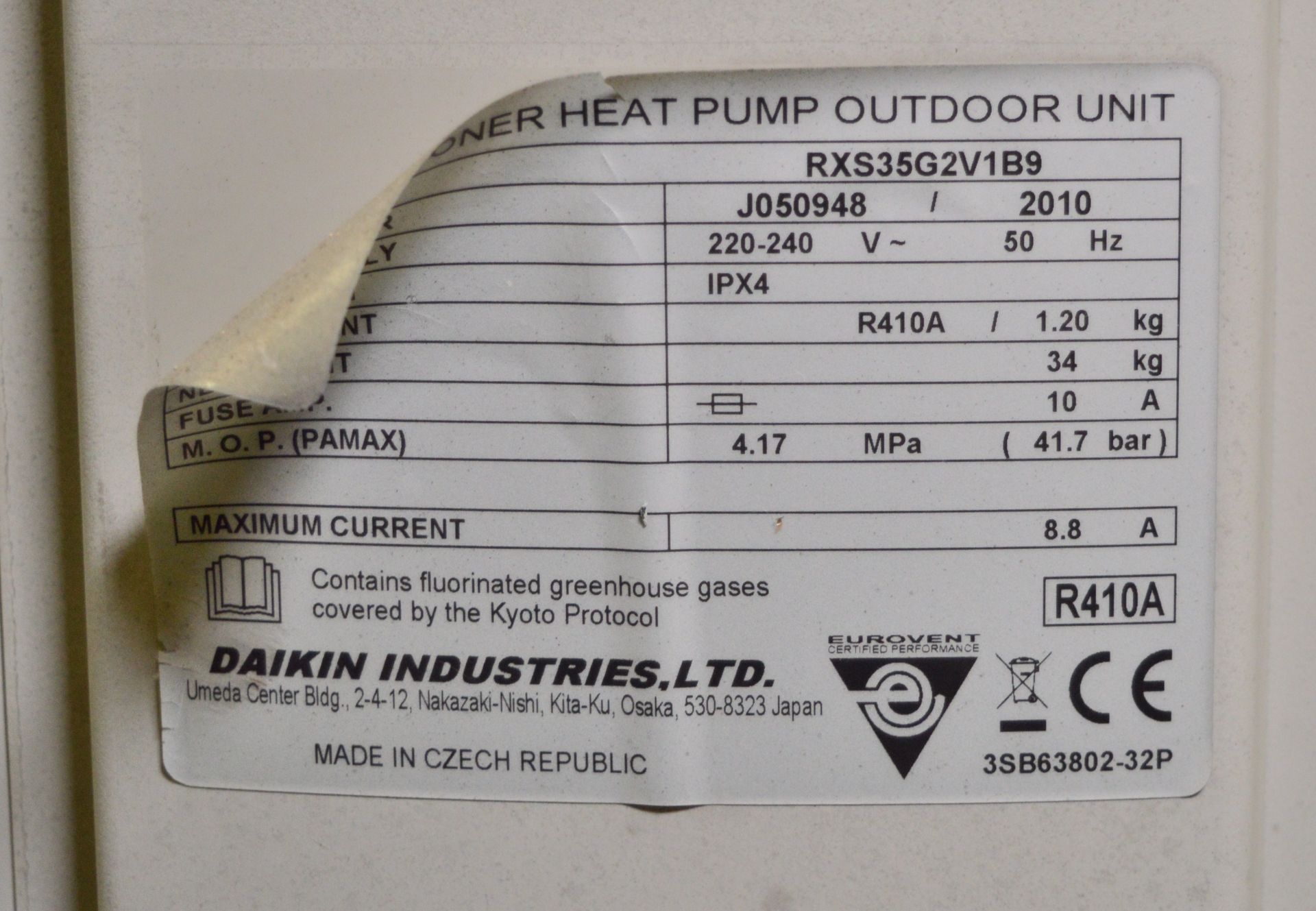 2x Daikin Inverter Air Conditioner Heat Pump Outdoor Units. - Image 3 of 3