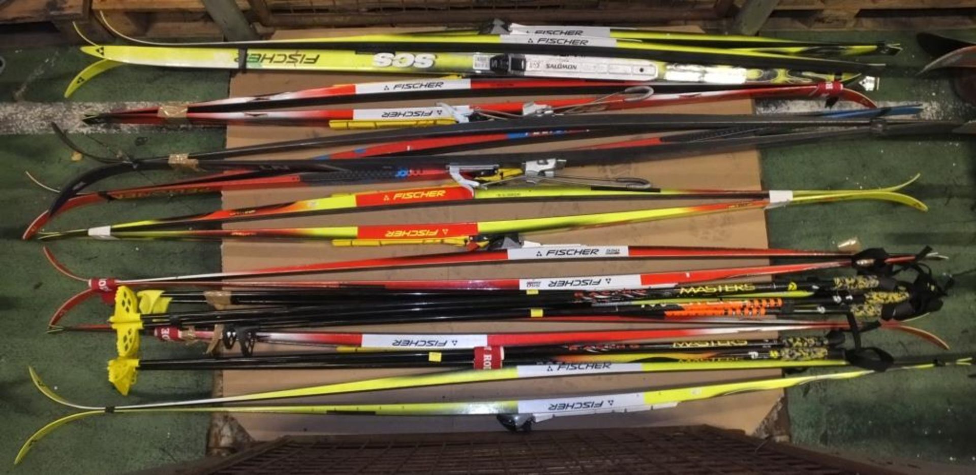 9x Pairs of Cross Country Ski's, Cross Country Ski Poles