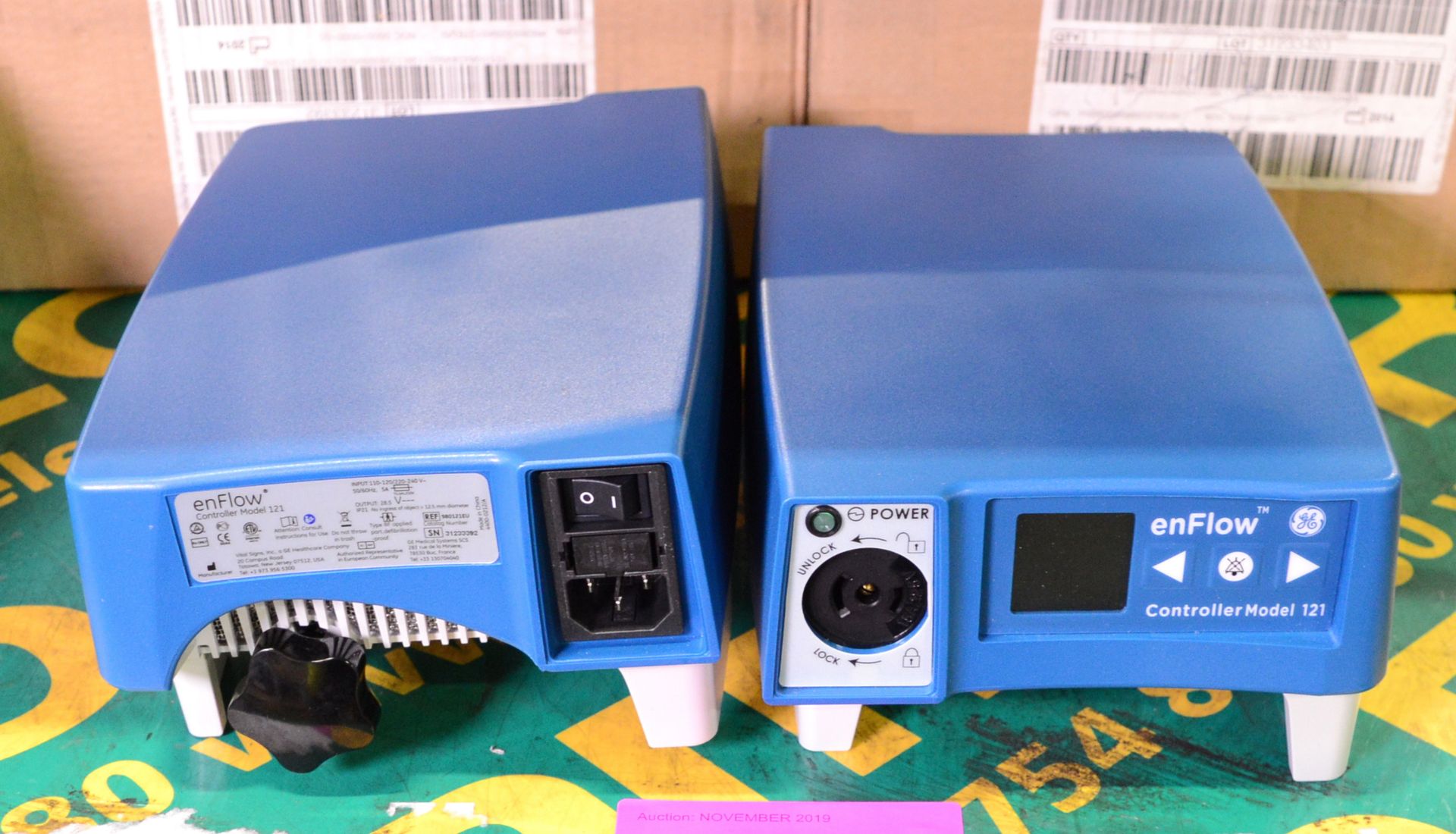 2x Enflow 121 Flow Controller Units.