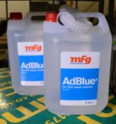2x 5ltr MFG AdBlue - COLLECTION ONLY.
