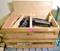 2x Sighting Quadrant Assemblies in wooden crates