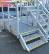 Step Platform Resin Plastic L2600 x W1050 x H1570mm