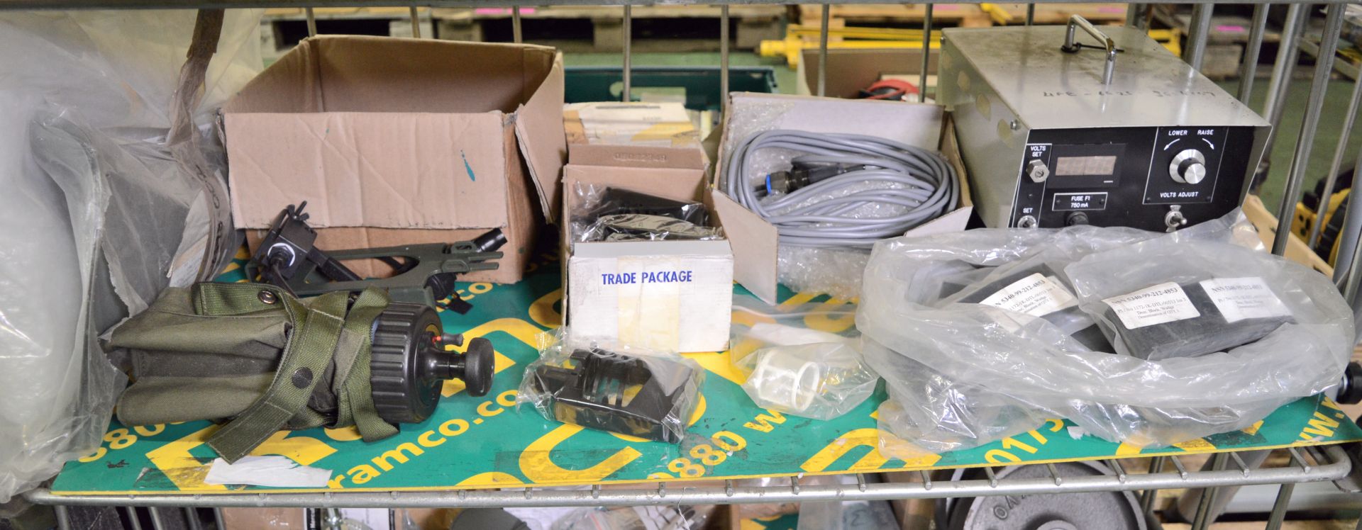 Whole Trolley of MoD Test Equipment, Spare Parts, Surplus. - Image 4 of 5