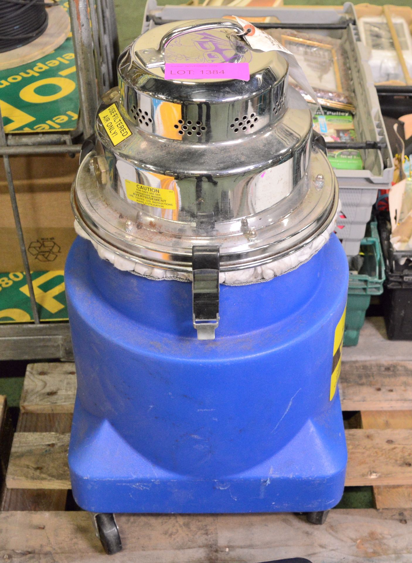 DCM Air Operated Vacuum Cleaner.