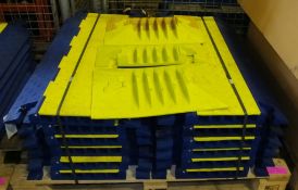 3 Sets Cable Protector Ramps - 1M lengths