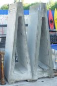 2x Concrete A Blocks - Medium Size - £5+ Vat Loading Charge Applied to this Lot