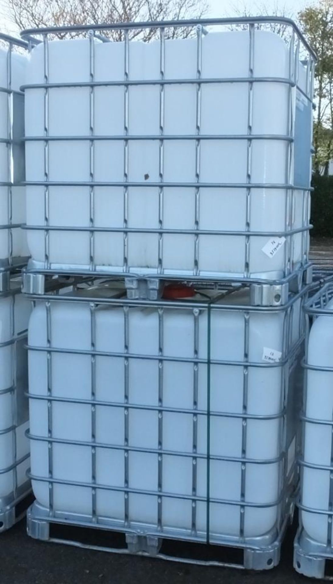 2x 1000LTR Intermedite bulk containers