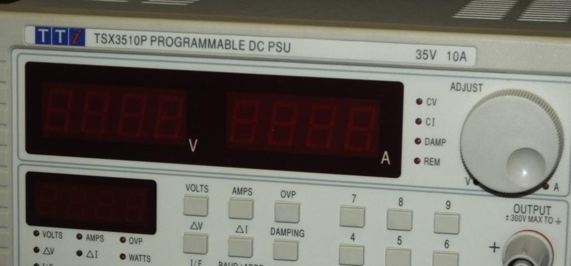 TTI TSX 3510P Programmable DC PSU In A Case - Image 3 of 3