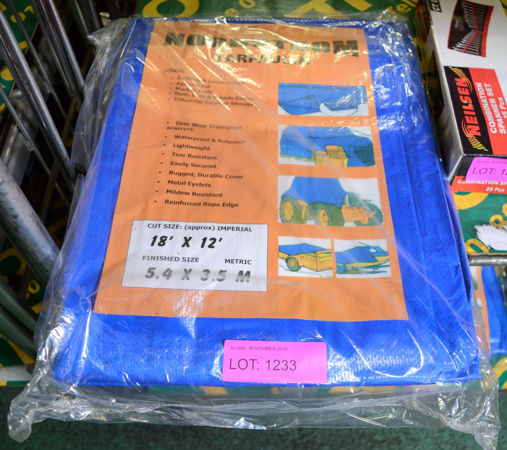 Nordstrom Tarpaulin 5.4m x 3.5m.