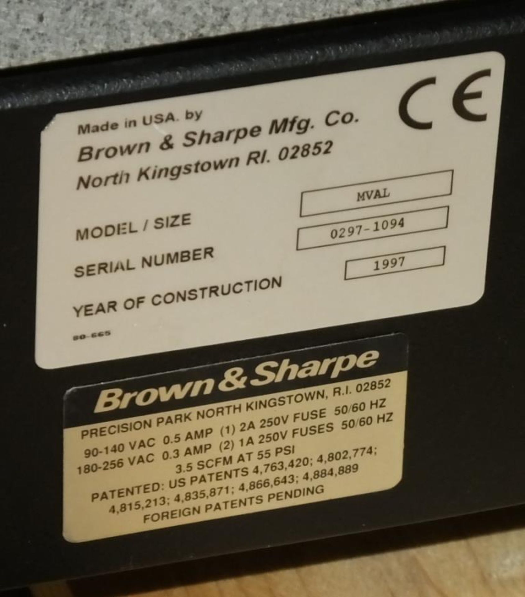 Brown & Sharpe Precise XYZ Measuring Table - Model NVAL - Image 6 of 6