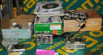 Canon Powershot A610 Digital Camera, Fujifilm Finepix A350 Digital Camera, Canon Ixus 105