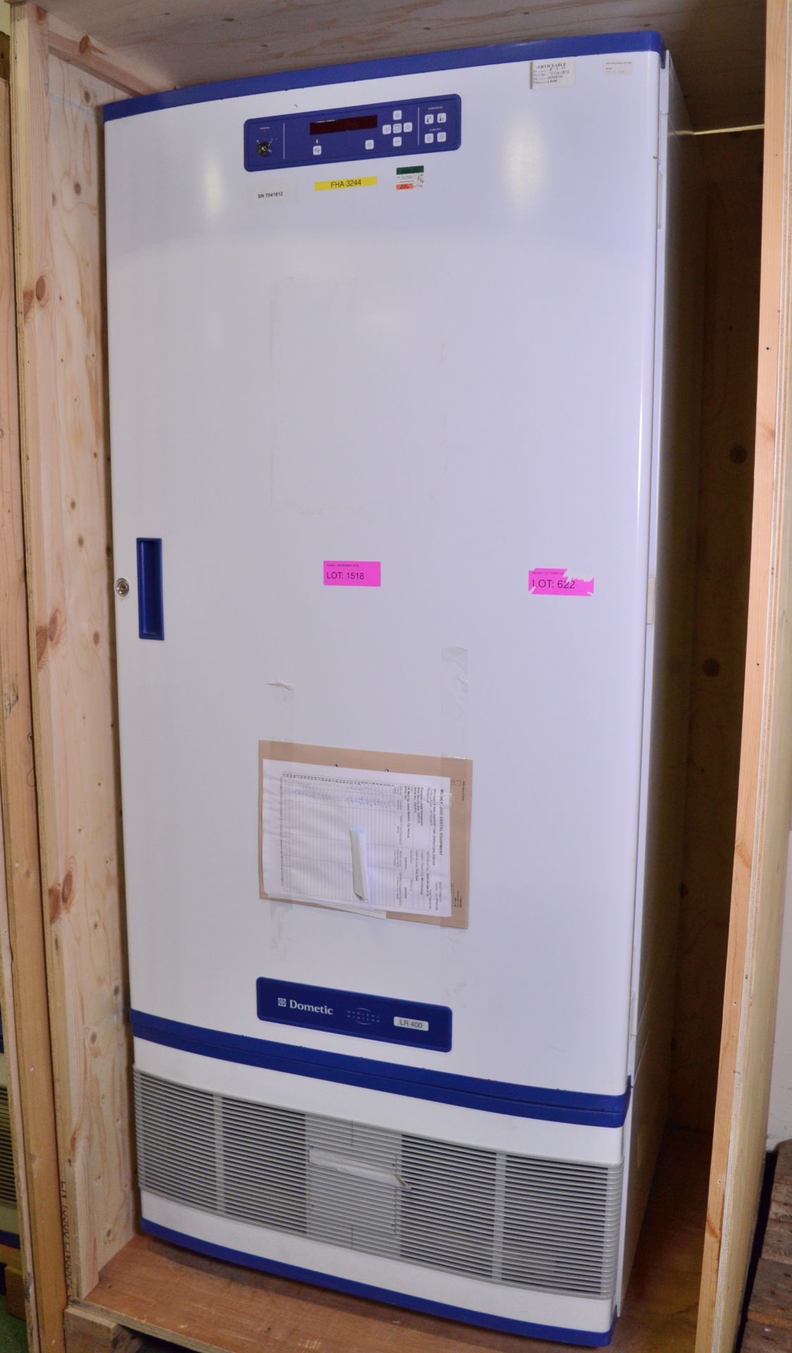 Dometic LR400 Laboratory Refrigerator W 850 x D 800 x H 1920mm.