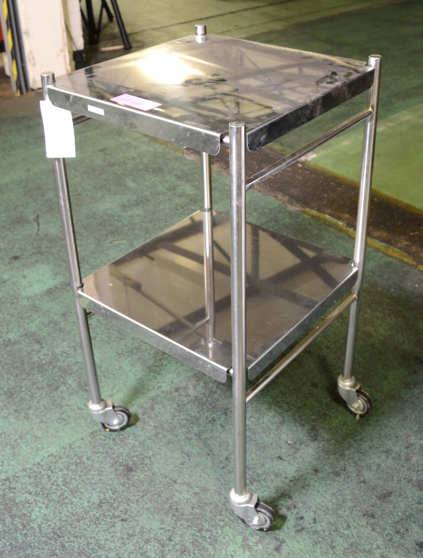 Stainless Steel Medical Table H 880 x W 470 x D 470mm.