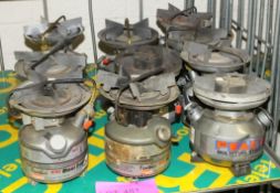 10x Coleman 442 Feather Stoves Duel Fuel