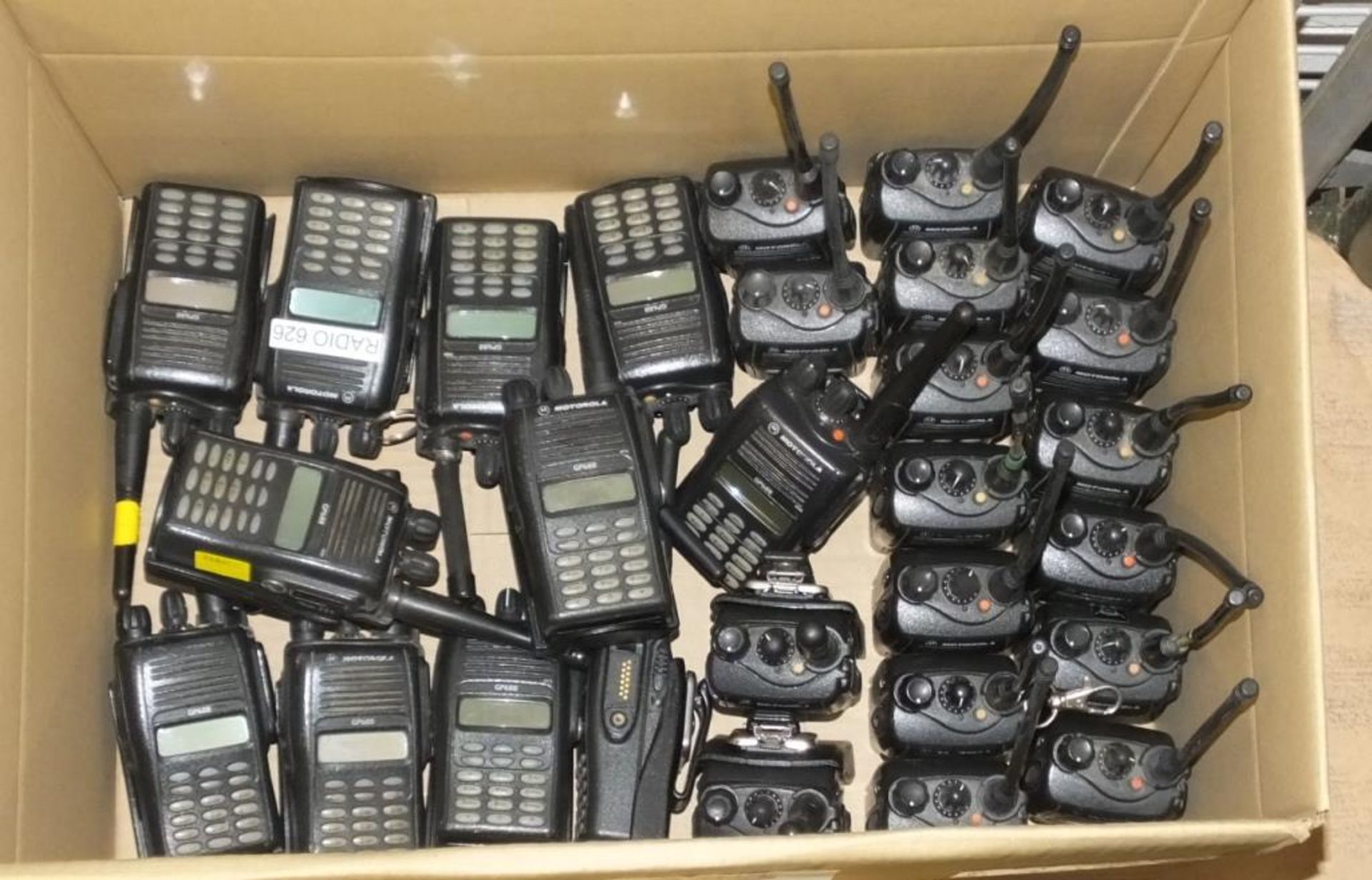 28x Motorola GP688 Hand Radios, Motorola Multi Charger With 6 GP688R Radio, Motorola GM128 - Image 2 of 6