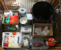 Domestic Equipment - Wipes, Fire Extinguisher, Disposable Coveralls, Gloves, Plastic Dustb