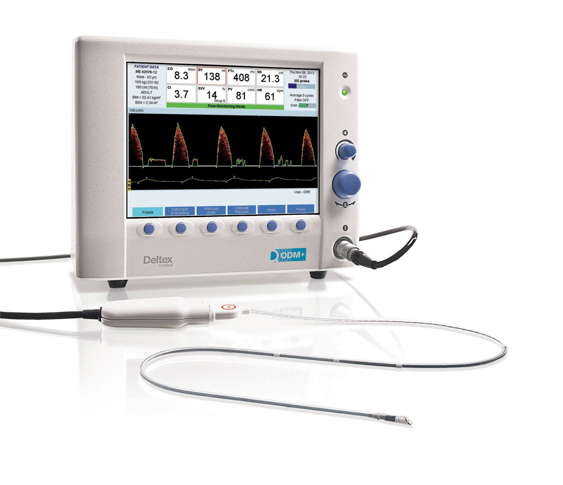 LOCATED OFF SITE - A Deltex CardioQ-ODM+ patient monitor - The world’s first fluid managem - Image 9 of 10