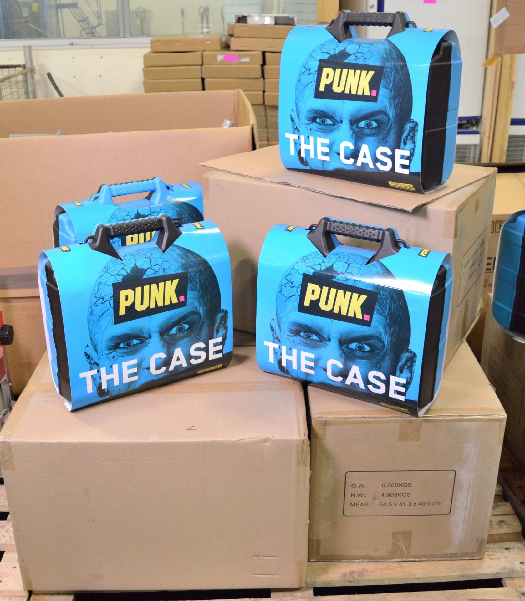 16x Punk Plastic Carry Cases.