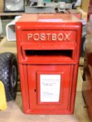 Small Replica Red Postbox.