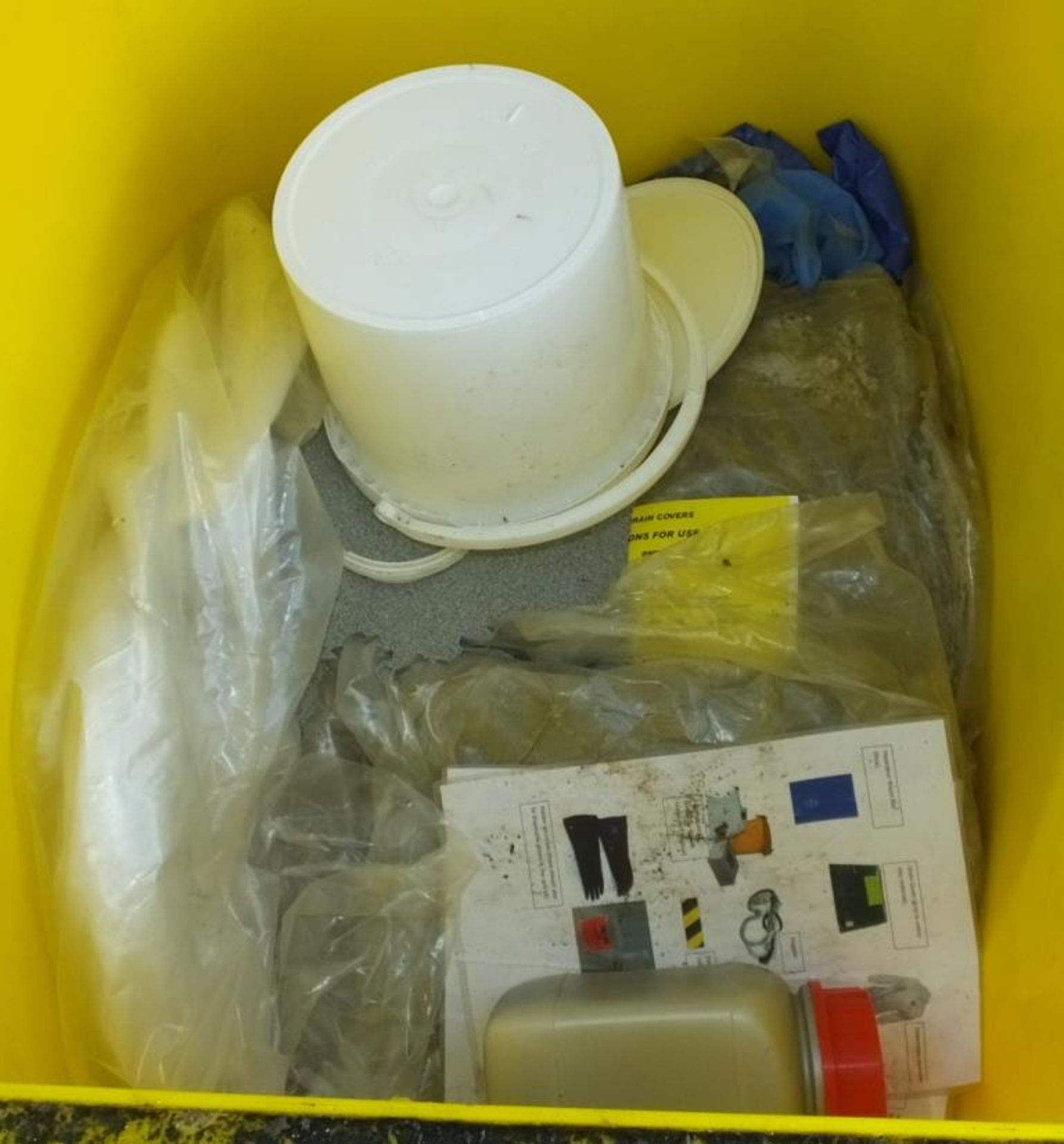 Chemical Spill Kit in Yellow Bin - Image 2 of 2