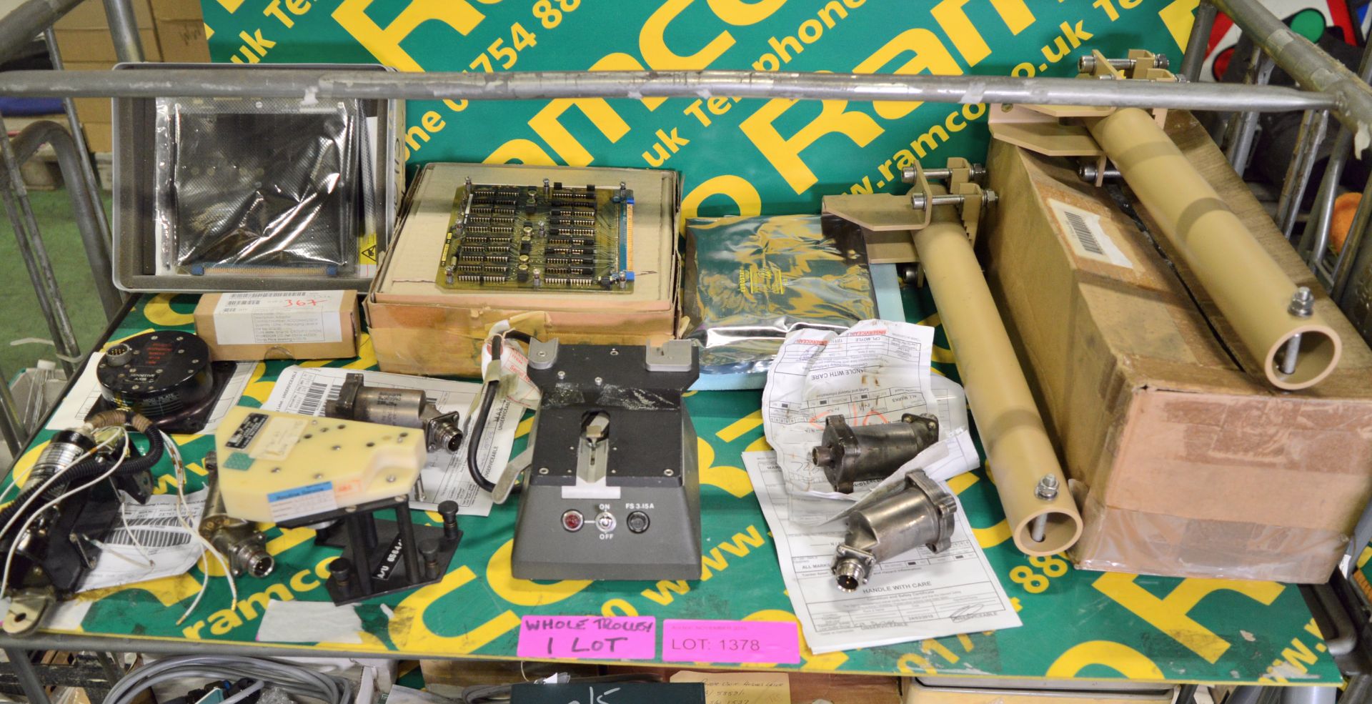 Whole Trolley of MoD Test Equipment, Spare Parts, Surplus. - Image 2 of 5