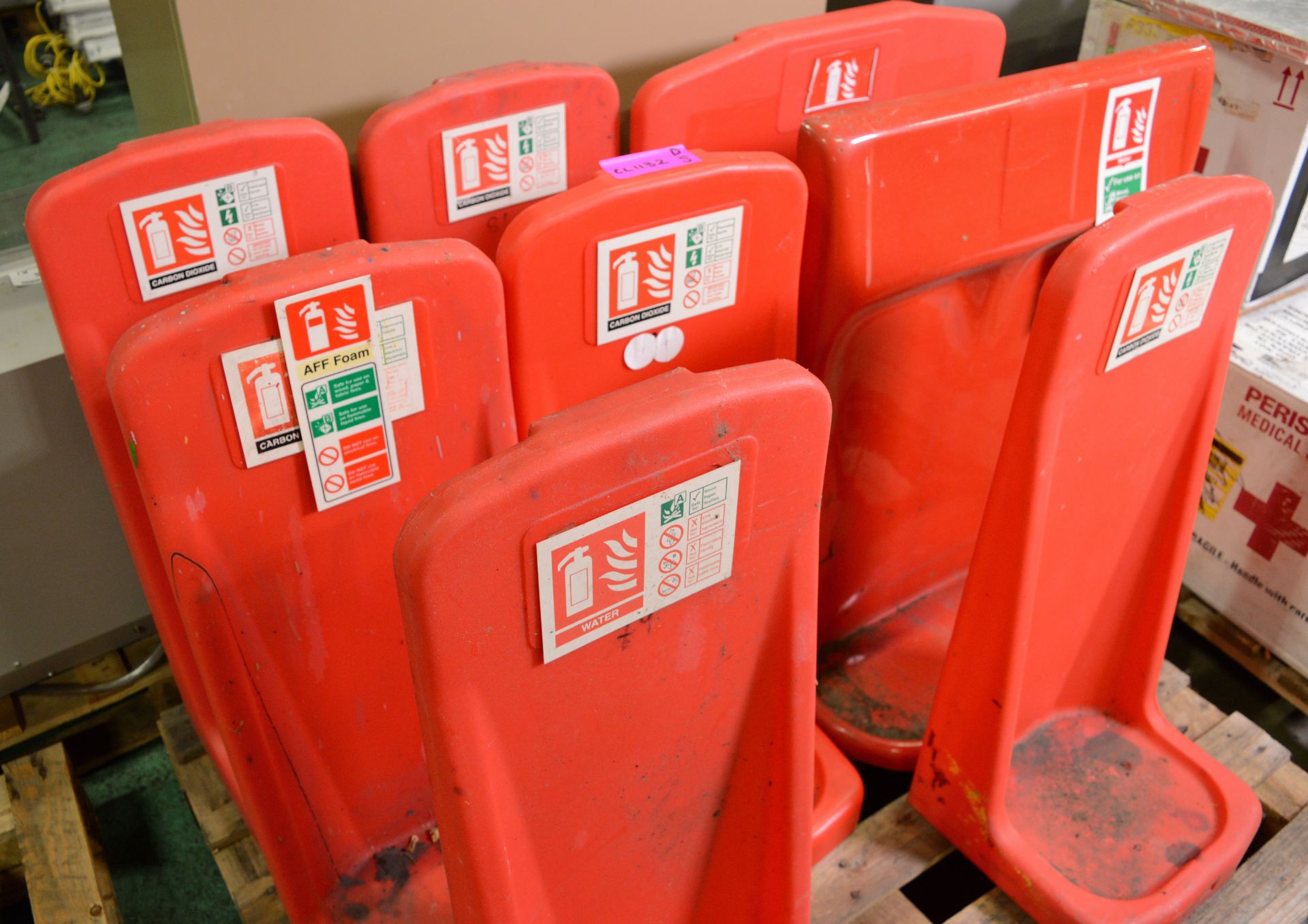 8x Fire Extinguisher Stands. - Image 2 of 2