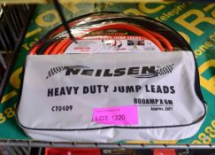 Neilsen Heavy Duty Jump Leads 800A 6m.