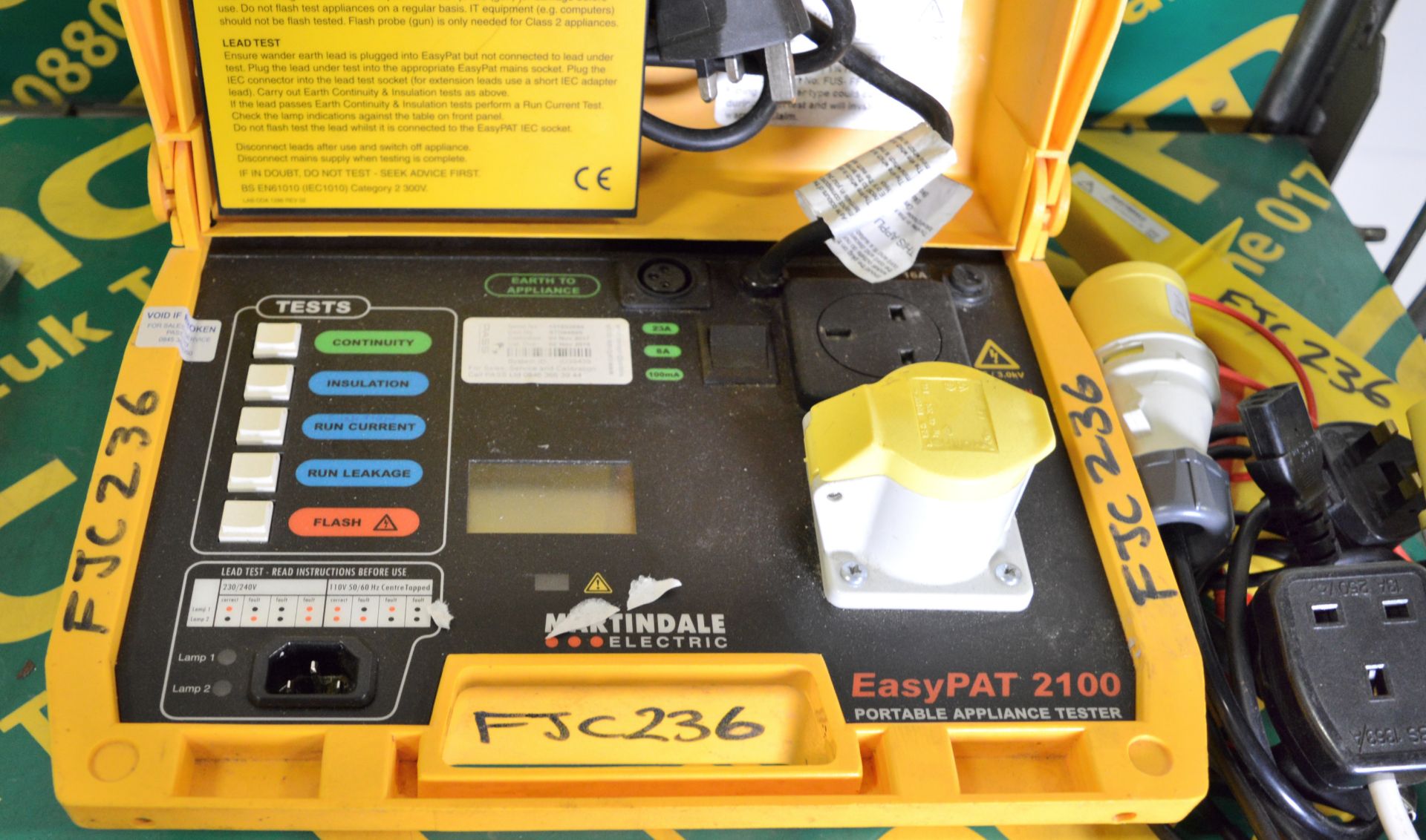Martindale Easy PAT 2100 Portable Appliance Tester - Image 2 of 2