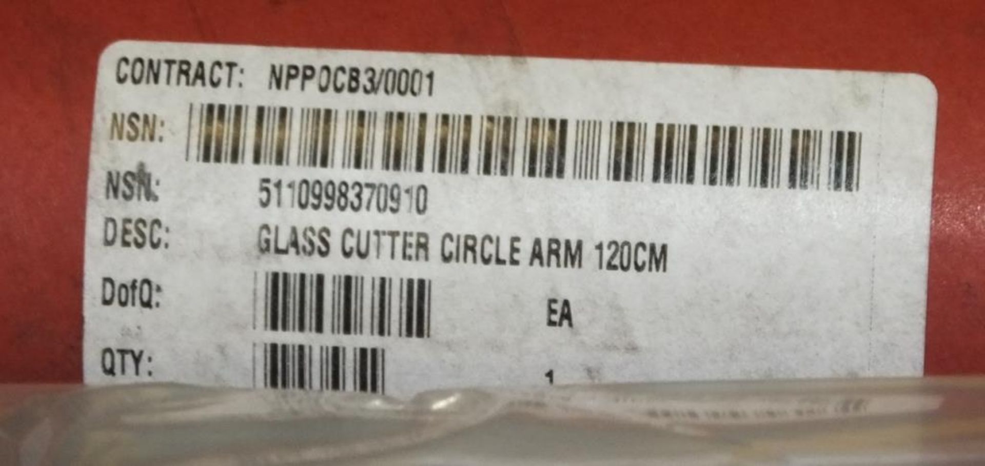 6x Shaw Glass Cutters - Circle Arm 120cm - Image 2 of 4