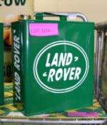 Rectangular Land Rover Oil Can.