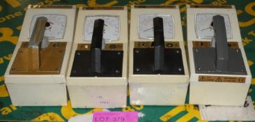 4x Hand Held Ratemeter RM5/1 Monitors