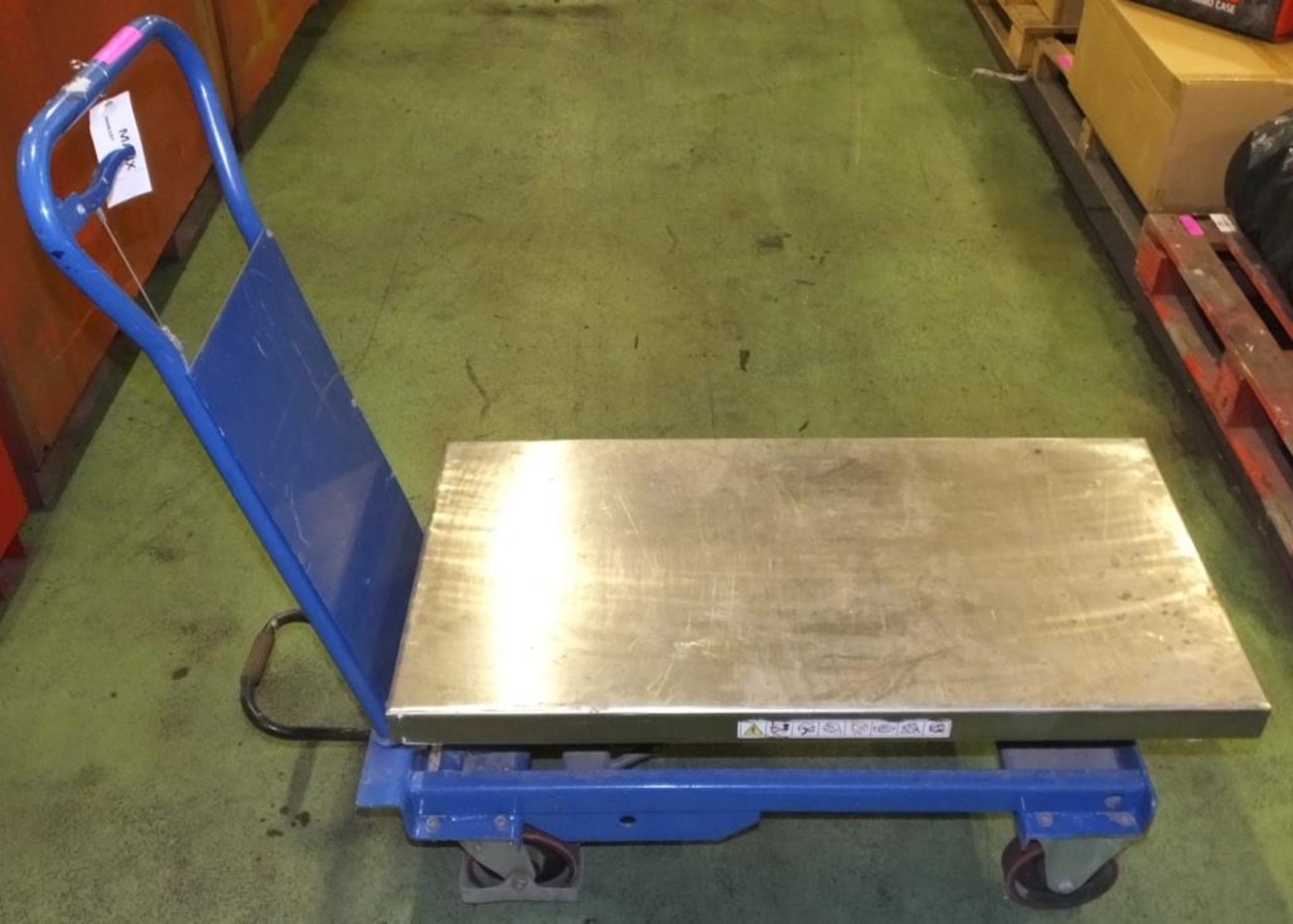 Mobile Platform Lift SWL 750KG Blue