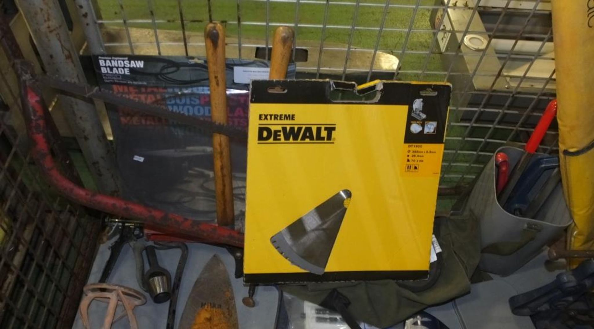 Hand Tools - Hammers, Saws, Clamps, Grease Guns, Dewalt Circular Saw blade - Image 2 of 5